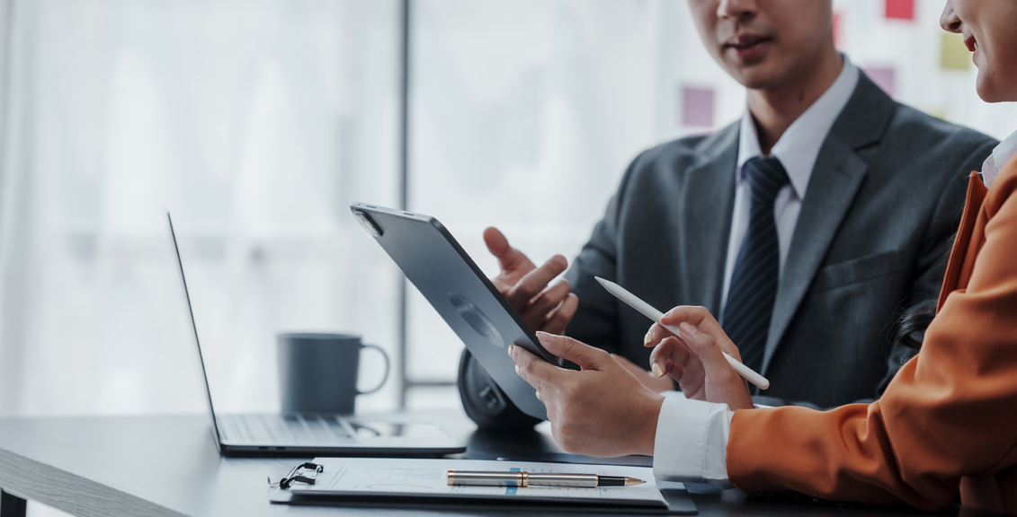 Profile of the firm's accountant for company registration, bookkeeping, asian people working with Deferred Incomes, Drawing Account, stock market, Depletion, Doubtful Debt, Equivalent Units
