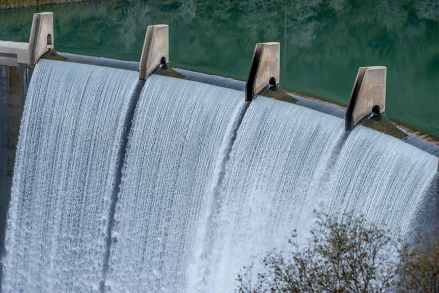 Lake Clementine dam, Auburn State Recreational Area.